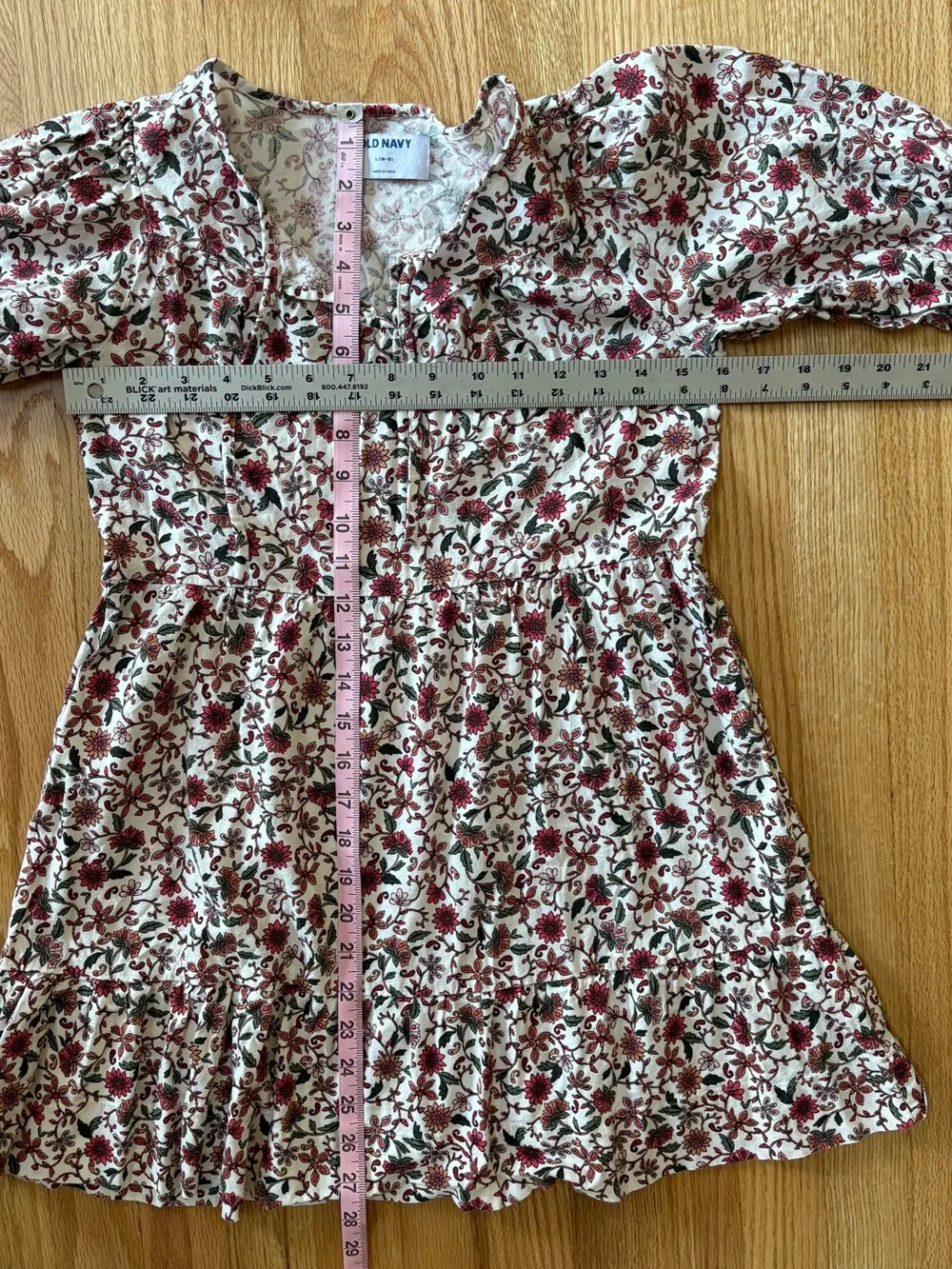 Old Navy Floral Peasant Dress - Floral Print